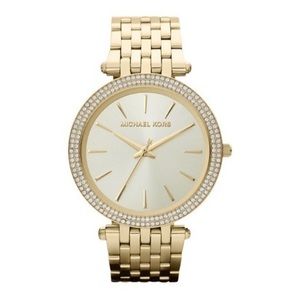 Michael Kors Womens Gold Glitz Darci Watch